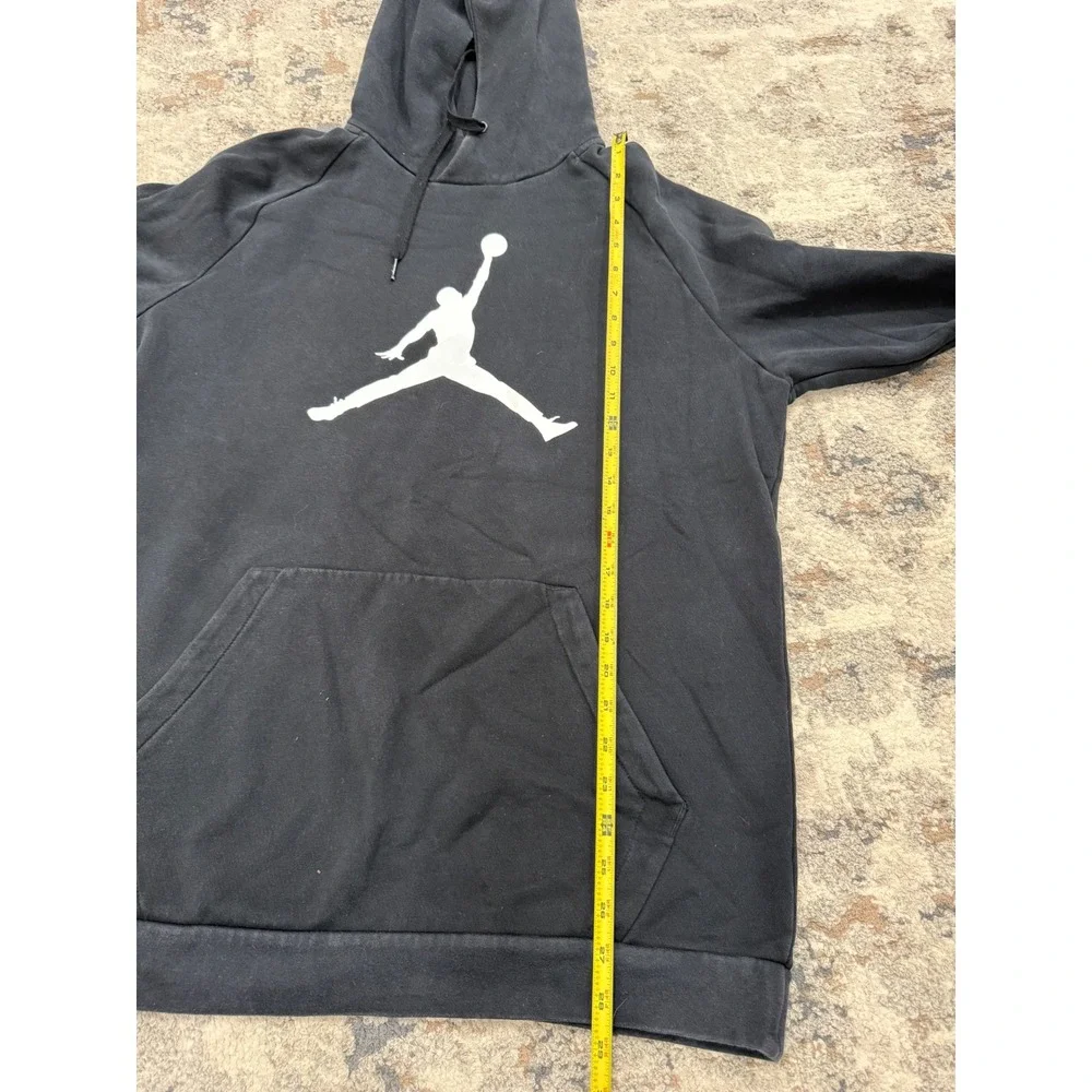 Jordan Jumpman Mens‎ Black Pullover Hoodie Sweatshirt DA6801-010 Size L